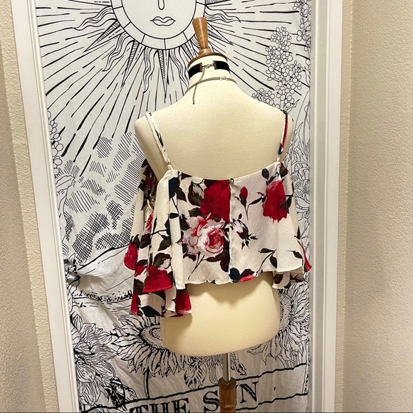 🌈 Beautiful romantic roses top - Picture 8 of 11